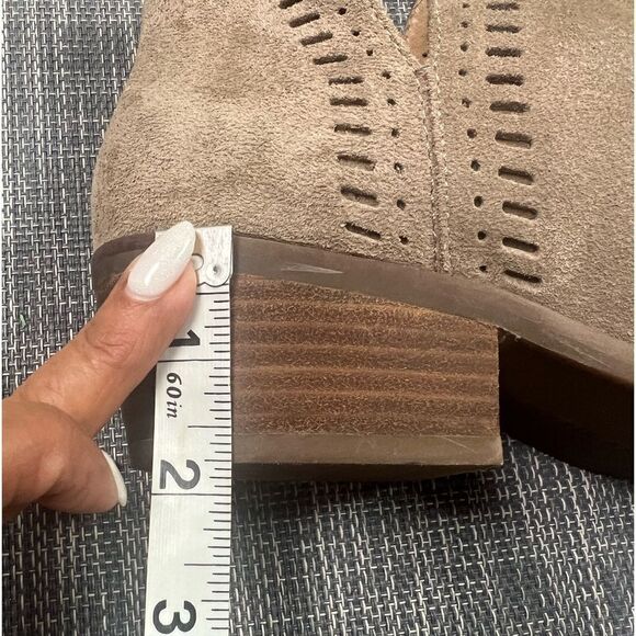 Lucky Brand Francee Suede Leather Ankle Boots - Picture 9 of 11